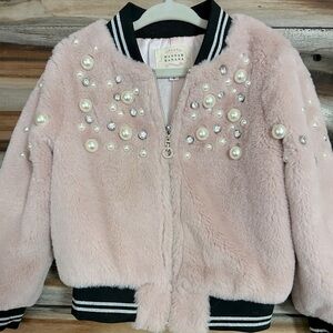 Hanna Banana holiday jacket size 4 light pink